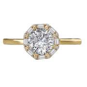 Diamond Semi-Mount Engagement Ring