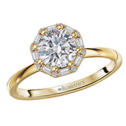 Diamond Semi-Mount Engagement Ring