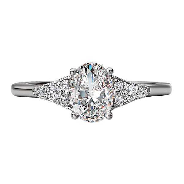 Semi-Mount Diamond Engagement Ring