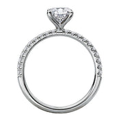 Semi-Mount Diamond Engagement Ring