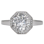 Semi-Mount Diamond Engagement Ring