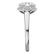 Semi-Mount Diamond Engagement Ring