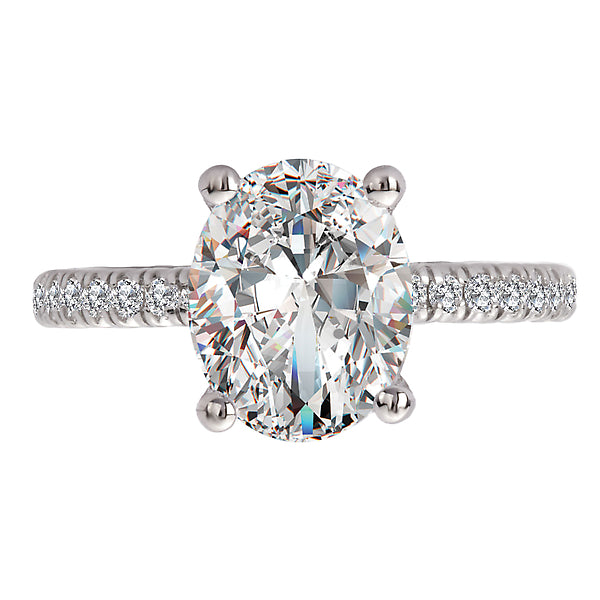 Semi-Mount Diamond Engagement Ring