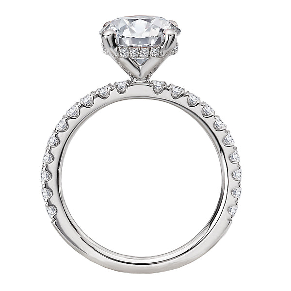 Diamond Semi-Mount Engagement Ring