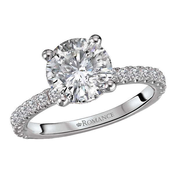 Diamond Semi-Mount Engagement Ring