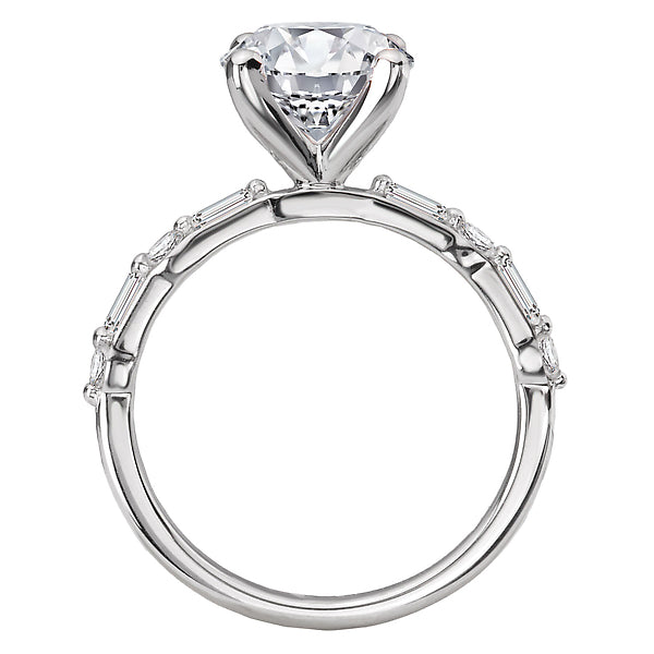 Diamond Semi-Mount Engagement Ring