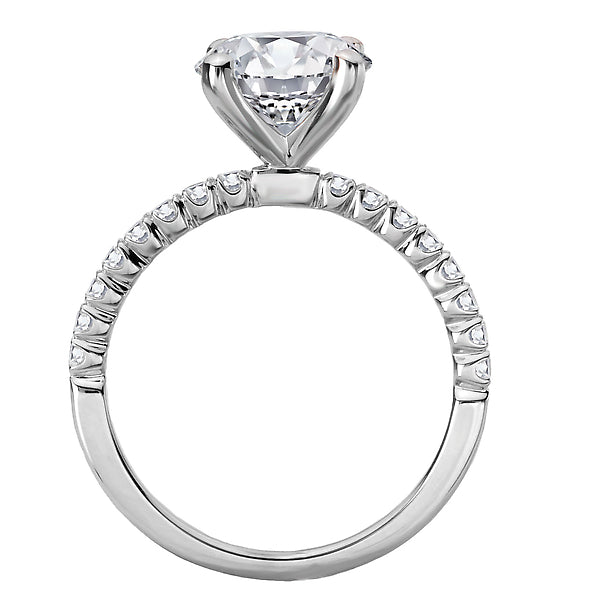 Diamond Semi-Mount Engagement Ring