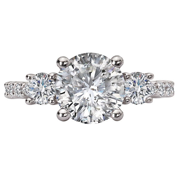 Diamond Semi-Mount Engagement Ring