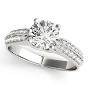 Trellis Diamond Engagement Ring