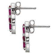 Ladies Fashion Gemstone Earrings