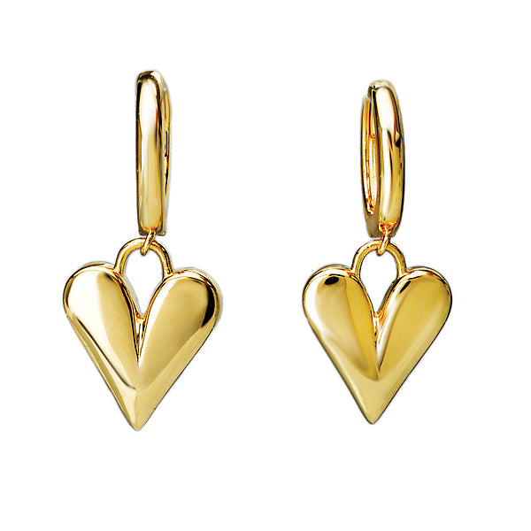 Ladies Fashion Heart Earrings