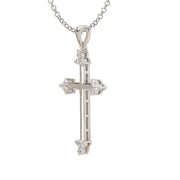 Diamond Cross Fashion Necklace