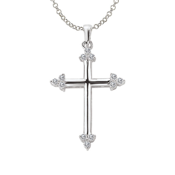 Diamond Cross Fashion Necklace