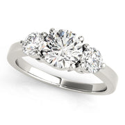 Three Stone Diamond Engagement Ring