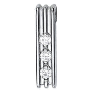 Round Diamond 3-Stone Pendant