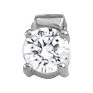 1.0 CT Round Diamond Solitaire Pendant