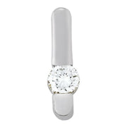 14K White Gold 1/2 ct tw Solitaire Diamond Pendant