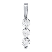 Diamond Three Stone Pendant