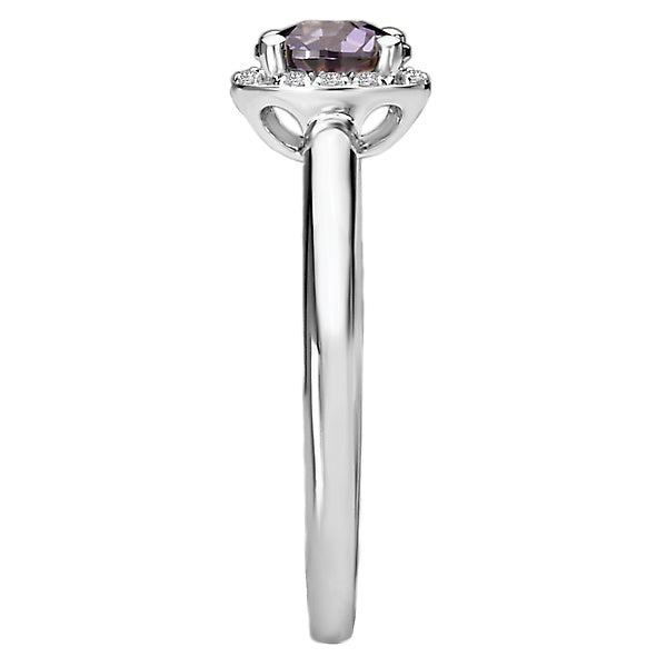 Ladies Fashion Gem-Stone and Diamond Ring