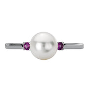 Ladies Fashion Pearl Ring