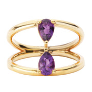 14kt Gold Amethyst Ring