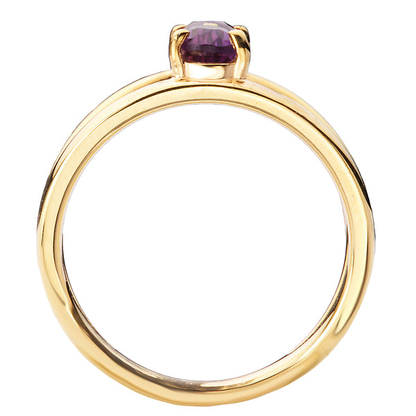 14kt Gold Amethyst Ring