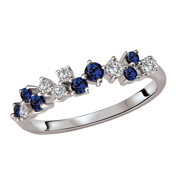 Diamond and Sapphire Ring