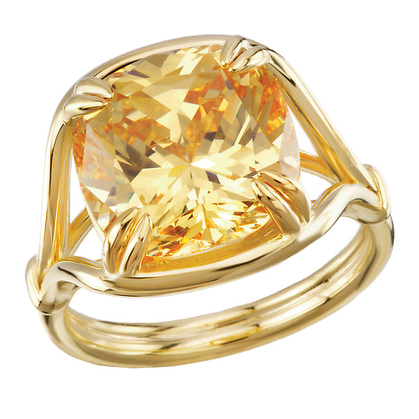 Ladies Fashion Citrine Ring