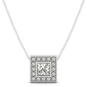 Halo Diamond Pendant