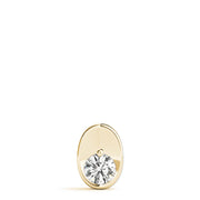 14K Yellow Gold 1/2 ct tw Solitaire Diamond Pendant