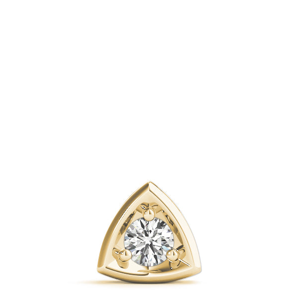 18K Yellow Gold 1 ct tw Solitaire Diamond Pendant