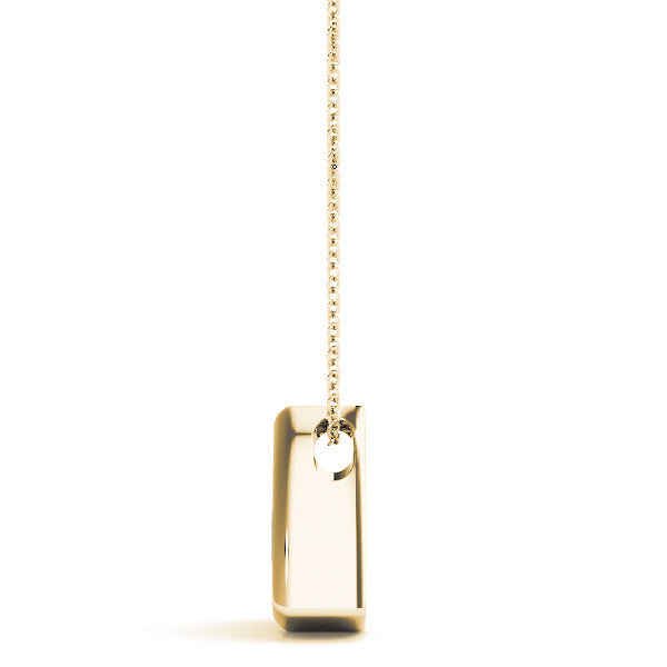 14K Yellow Gold 1 ct tw Solitaire Diamond Pendant