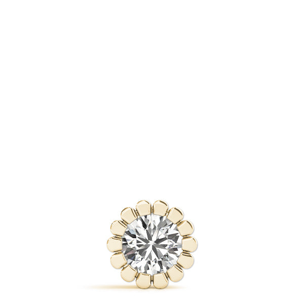 14K Yellow Gold 1 ct tw Solitaire Diamond Pendant