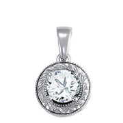 1.0 CT Round Diamond Solitaire Pendant
