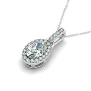 Halo Diamond Pendant