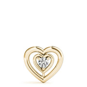 18K Yellow Gold 1/2 ct tw Solitaire Diamond Pendant