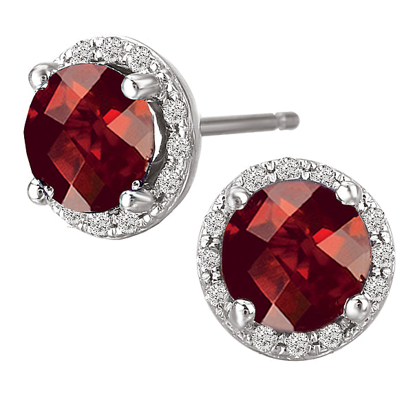 Ladies Fashion Gemstone Earrings