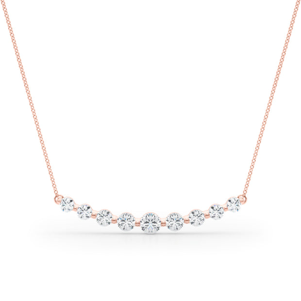 14K Rose Gold 1 CT Diamond Engagement Ring