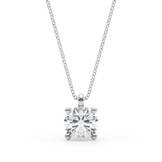 1.0 CT Round Diamond Engagement Ring