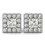 Halo Diamond Earring