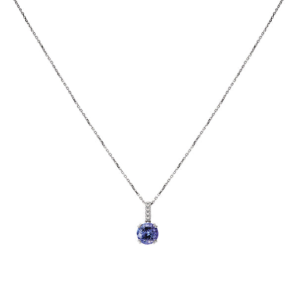 Tanzanite and Diamond Necklace