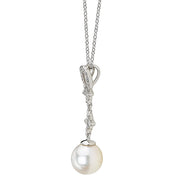 Diamond and Pearl Pendant