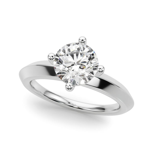 Solitaire Diamond Engagement Ring