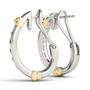 J-Hoops Diamond Earring