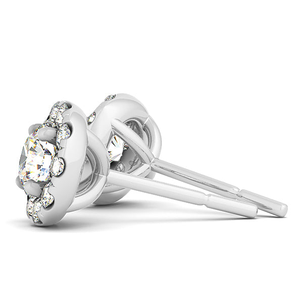 Halo Diamond Earring