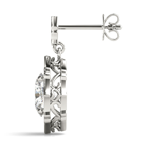 Halo Diamond Earring