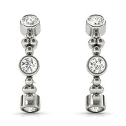 J-Hoops Diamond Earring