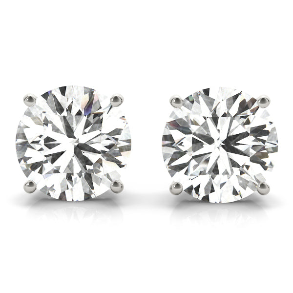 Platinum 3/8 ct tw All Studs & Stud Mounts Diamond Earring