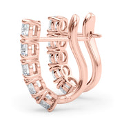 18K Rose Gold 1/3 ct tw New Style Diamond Earring