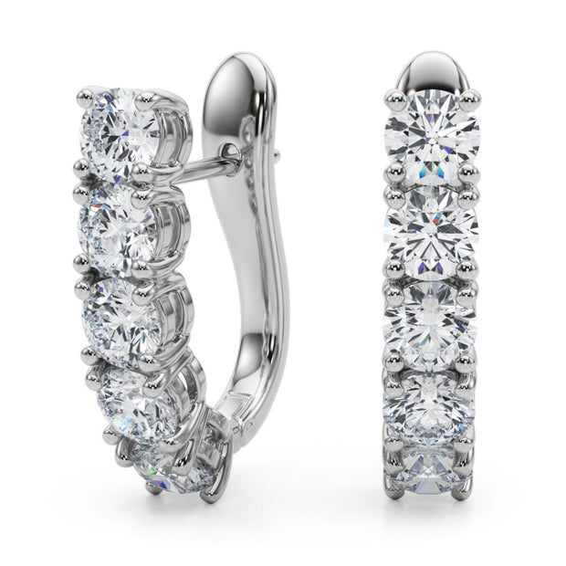 14K White Gold 1/3 ct tw New Style Diamond Earring